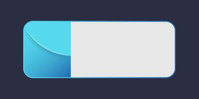 A blue folder icon with a white background vector