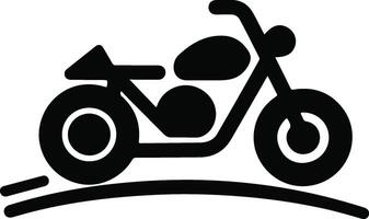 Custom Motorcycle Silhouette Artwork vector
