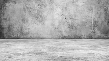 Monochrome Concrete Surface with Rough Texture and Faded Gray Hue photo