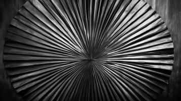 Black and White Abstract Art with Rays of Light photo