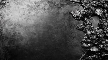 Monochrome Abstract Texture with Rough Edge photo