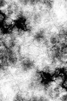 Chaotic Black and White Crack Pattern on a Distressed Wall Surface photo