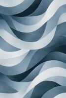 Flowing Waves in Shades of Blue and White with a Smooth Texture photo