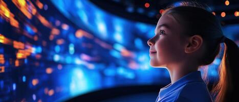 Engaging Student in Expansive Visual Experience with Stunning Gigapixel Detail photo