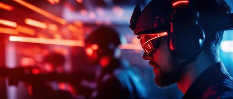Immersive Cyber Battlefield Simulation with Engaged Participants in Virtual Reality Experience photo