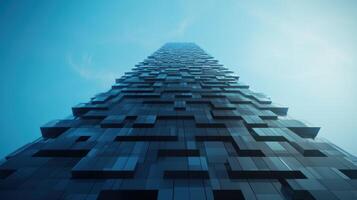Modern Skyscraper Design with Innovative Structures photo