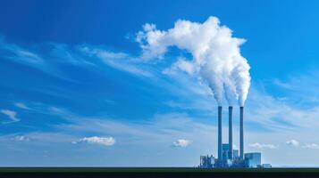 Energy Plant Converting Waste into Renewable Source photo