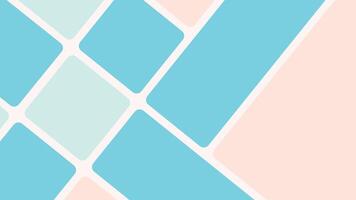Geometric abstract square background in pastel blue and beige perfect for creative design layout web banners presentations and modern digital artwork vector