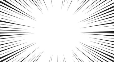 Speed Lines Burst Effect vector