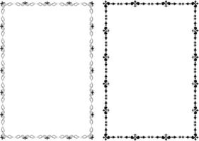 bord19 frames black on a white background vector