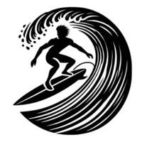 Surfer on a wave vector