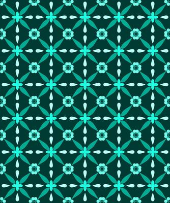 Vintage Inspired Light Blue Pattern