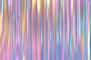 Reeded glass background showcases a captivating blend of pastel holographic colors and fluid textures enhancing modern design aesthetics in interior spaces photo