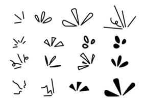 exclamation, emphasis message icon, emphasis sign hand drawn vector