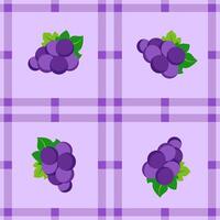 grape fruit seamless for pattern fabric, simple grape fruit cute repeat in square background, illustration fruit pattern wallpaper vector