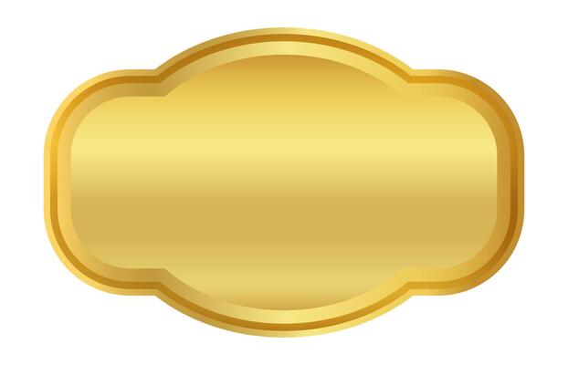 vintage golden label frame, sticker tag gold frame, label of price, badge golden for template