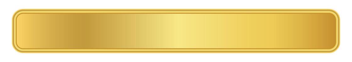 gold label graphic for banner background, luxury golden frame, empty golden name plate vector