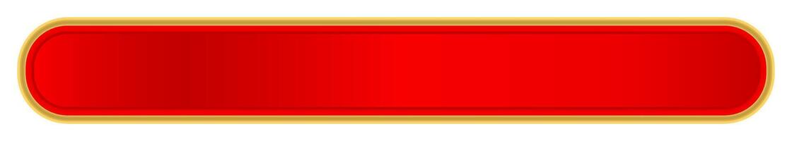 red label frame, red luxury golden frame, name plate vector