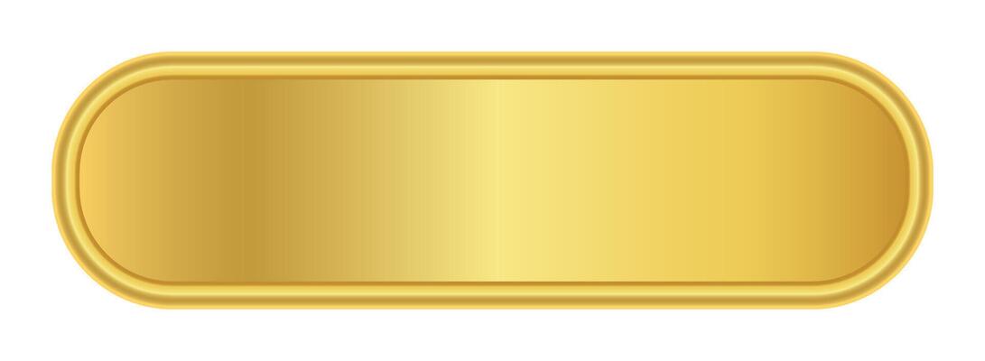 gold label for banner background, luxury gold frame, gold name plate
