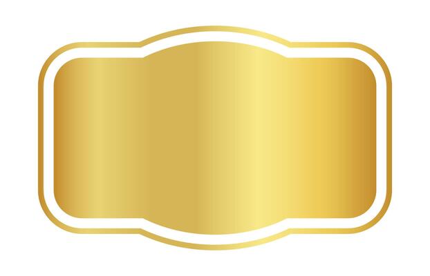 gold label frame, sticker tag gold frame, label of price, badge golden for name card