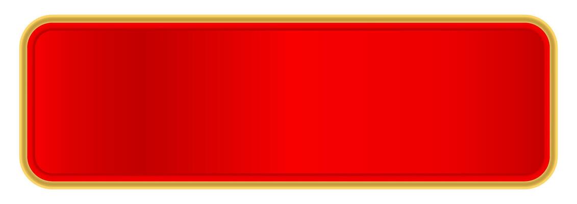 red gold label for banner, red luxury golden frame templat, red name plate with golden frame
