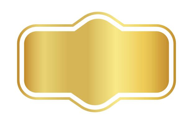 golden label frame, sticker tag gold frame, label of price, badge golden for name card