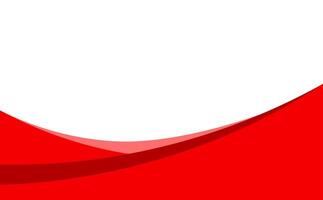 red wave stripe for banner, wave graphic red color vector