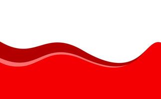 red wave stripe for banner, red wave graphic for background vector