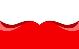 red wave stripe for banner, red wave graphic vector