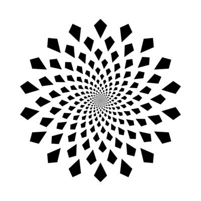 star halftone radial, graphic explosion in a circle form, fireworks star explosion dotted gradient halftone, geometric spiral background