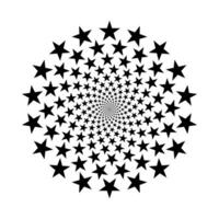 star shape halftone radial, graphic explosion in circle form, fireworks star explosion dotted gradient halftone, geometric spiral background vector