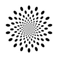 star halftone radial, graphic explosion in the circle form, fireworks star explosion dotted gradient halftone, geometric spiral background vector