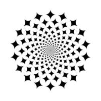 star halftone radial, graphic explosion in a circle form, fireworks star explosion dotted gradient halftone, geometric spiral for background vector