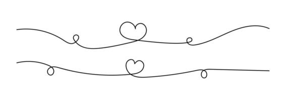 heart shape lined, heart doodle art outline, scribble heart line vector
