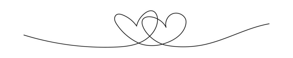 heart shape line, heart doodle art outline, scribble heart line with hand drawn vector