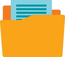 Documents icon image. Suitable for mobile apps, web apps and print media. vector