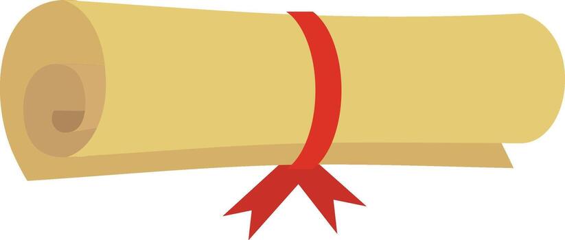 Diploma icon image. Suitable for mobile apps, web apps and print media. vector