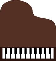 Grand Piano icon image. Suitable for mobile apps, web apps and print media. vector