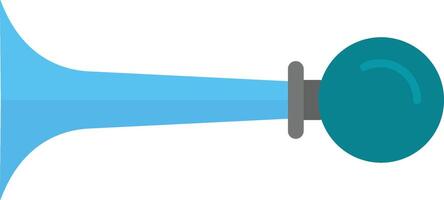 A blue megaphone with a white background vector