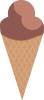 Icecream cone icon image. Suitable for mobile apps, web apps and print media. vector
