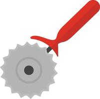 A red tool with a cog on it vector