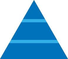 Pyramid Chart icon image. Suitable for mobile apps, web apps and print media. vector