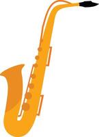 Saxophone icon image. Suitable for mobile apps, web apps and print media. vector