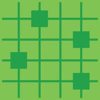 A green square grid with squares on it vector