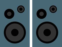 Speakers icon image. Suitable for mobile apps, web apps and print media. vector