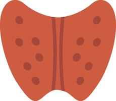 A tooth with a hole in it vector