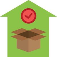 Moving to a new house vector