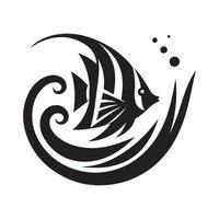 Unique Moorish Idol Black for Branding Use vector