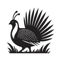 Professional Greater Sagegrouse for Nature Art vector