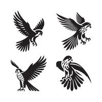 Versatile Kestrel Black for Business Graphics vector